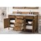 James Martin Vanities Brittany 60in Double Vanity, Saddle Brown w/ 3 CM Carrara Marble Top 650-V60D-SBR-3CAR - alternate 2
